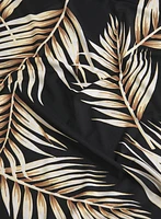 Palm Print Jersey Top