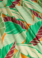 Palm Print Maxi Dress