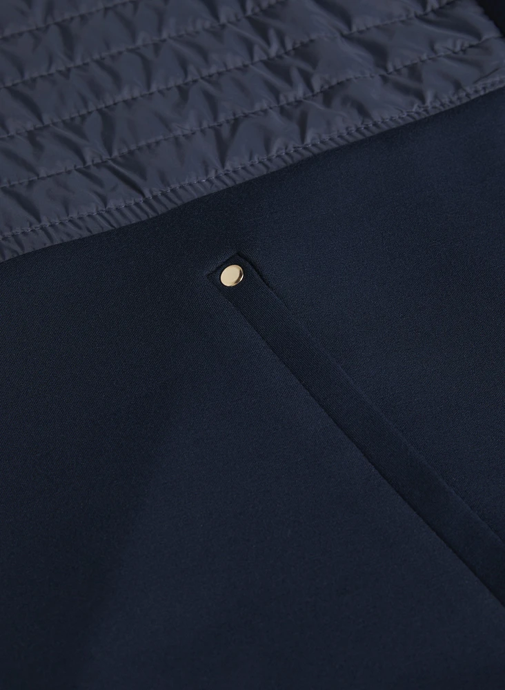 Veste à détail matelassé