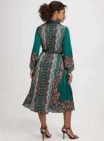 Paisley Long Sleeve Dress