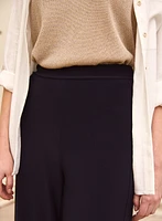 Wide Leg Pull-On Capris