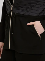Veste matelassée à fermeture éclair