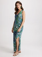 Paisley Print Maxi Dress