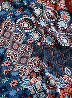 Geometric Tile Print Dress