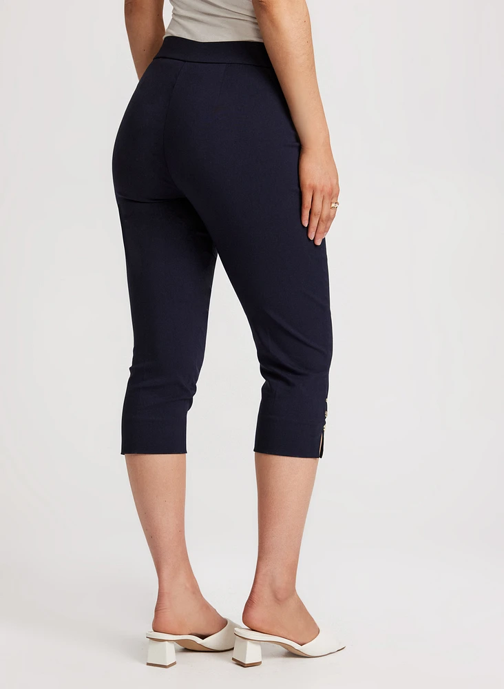 Pull-On Bengaline Capris
