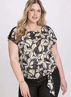 T-shirt à motif floral