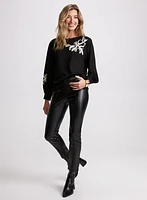 Floral Embroidered Top