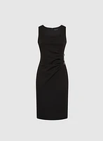 Crystal Button Embellished Dress