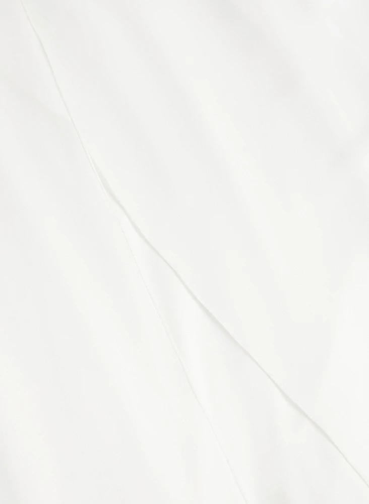 Olivia Chiffon Wide-Leg Pants