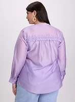 Crochet Trim Blouse