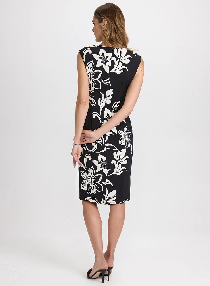 Graphic Floral Dress