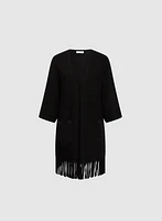 Fringe Hem Cardigan
