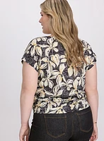 T-shirt à motif floral