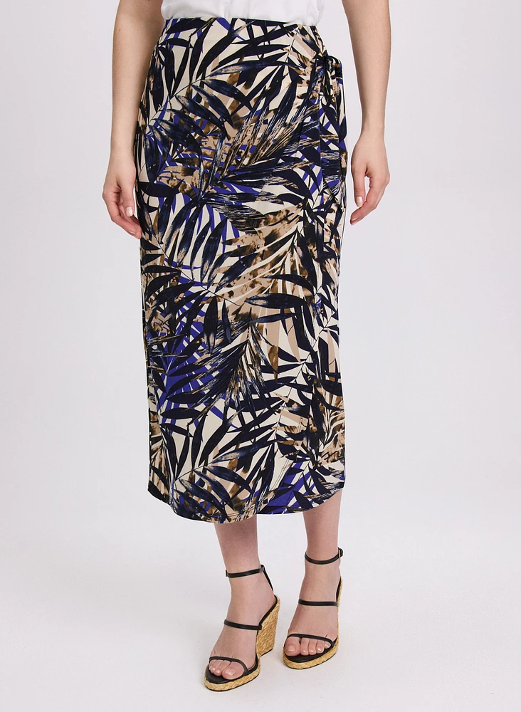 Tropical Wrap Skirt