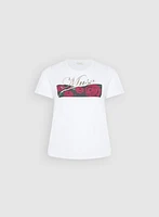 T-shirt à imprimé de roses