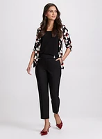 Floral Layered Illusion Top