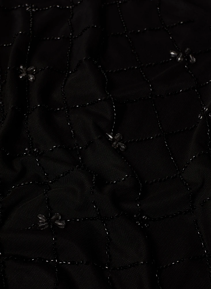 Beaded Detail Sleeveless Top
