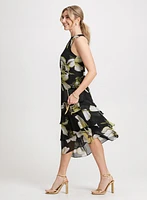 Halter Neck Chiffon Dress