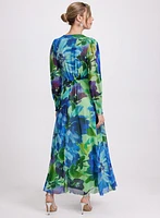 Floral Mesh Dress