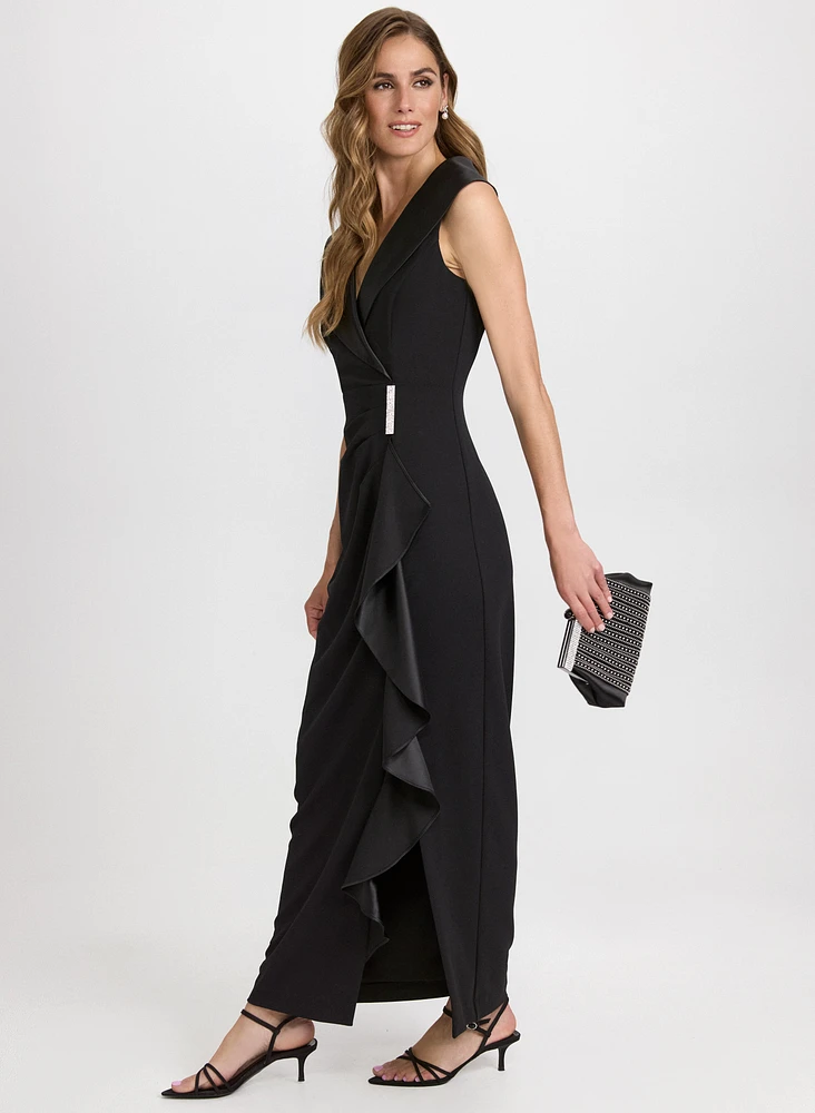 Satin Detail Dress
