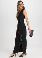 Satin Detail Dress