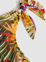 Tropical Print Maxi Dress