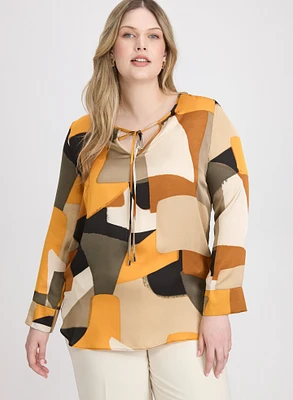 Joseph Ribkoff - Blouse à motif géométrique