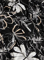Floral Tie-Hem Top