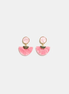 Tiered Resin Earrings