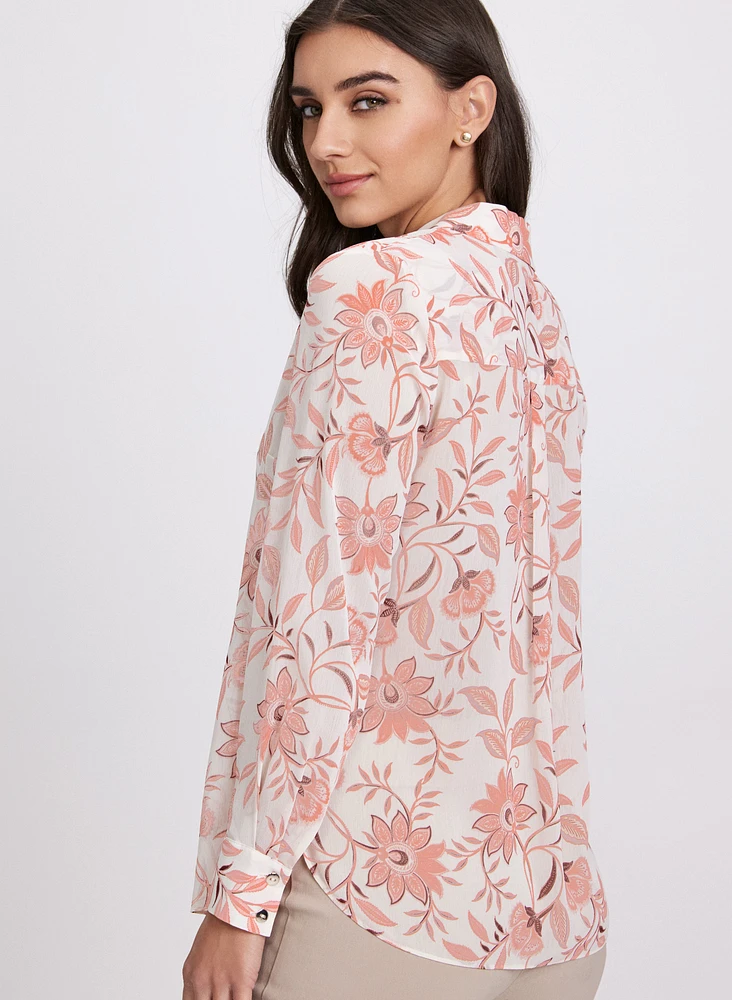 Floral Print Blouse