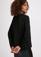 Long Sleeve Sequin Cardigan