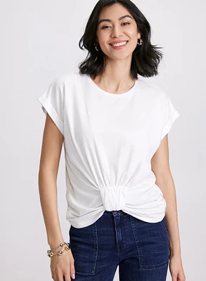 T-shirt à ourlet nou