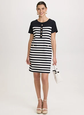 Robe à rayures nautiques