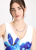 Short Floral Print Dress