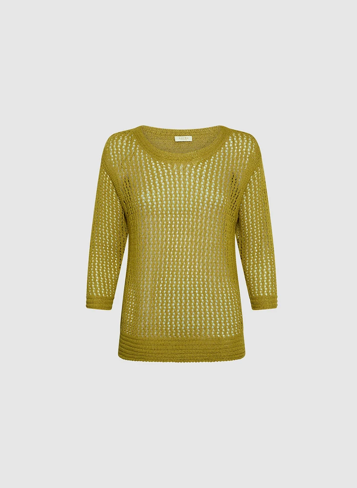 Open Knit Sweater