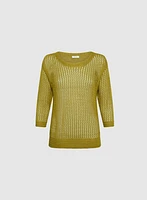 Open Knit Sweater