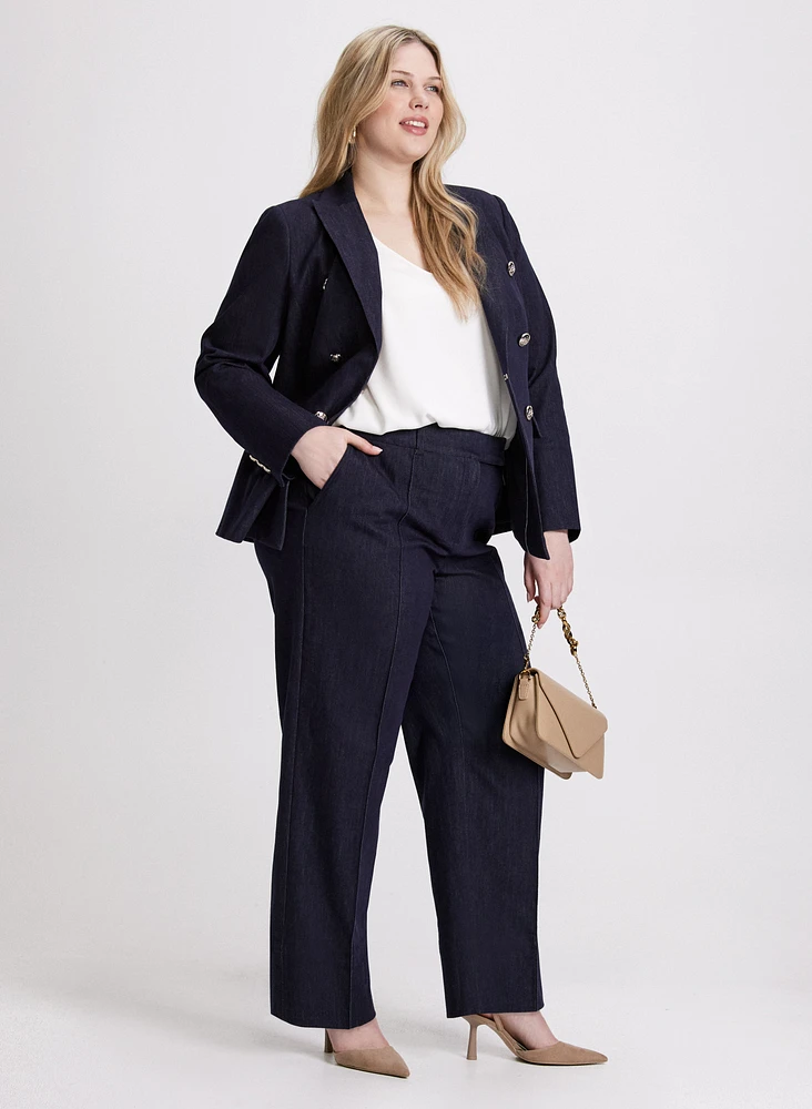 Olivia Pull-On Denim Pants