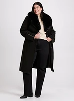 Wool-Blend Coat