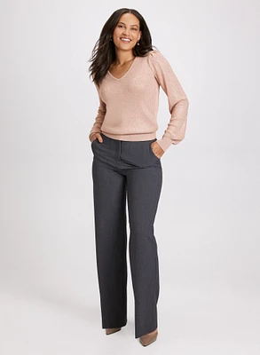 Embellished Sweater & City Fit Pants