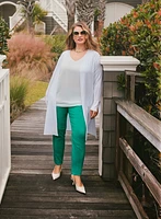 Sleeveless V-Neck Blouse