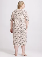 Mixed Print Nightgown