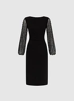 Beaded Sleeve Dress