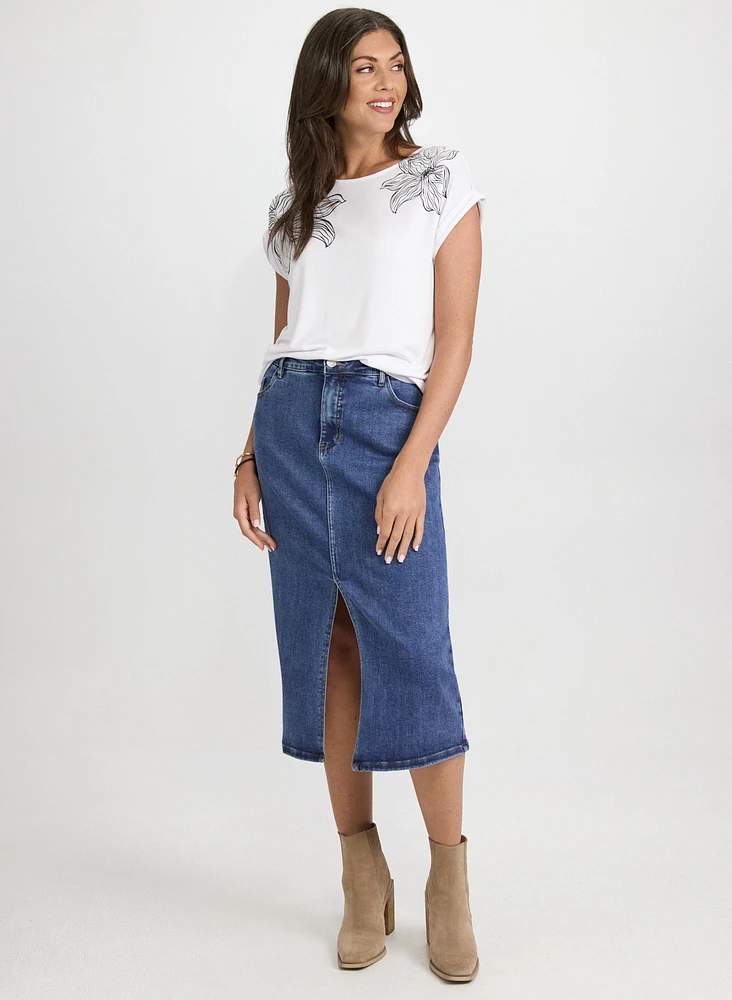 Sketch Floral T-Shirt