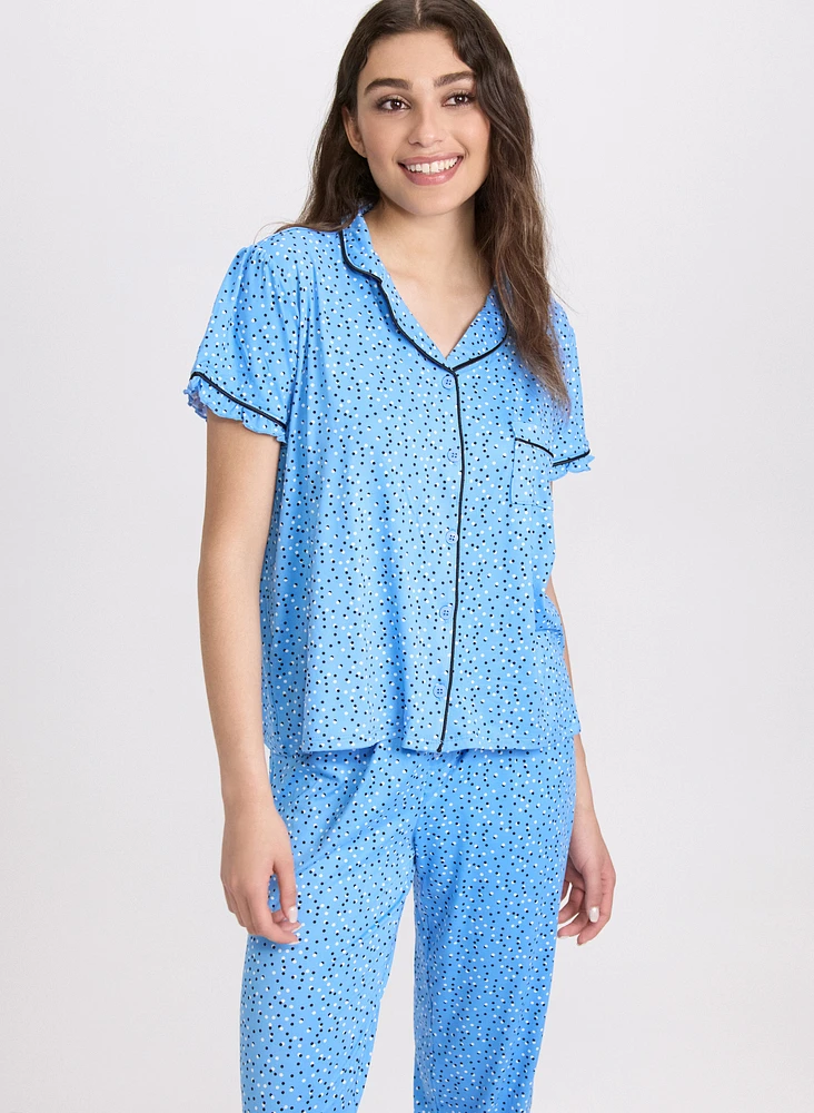 Ensemble de pyjama à pois