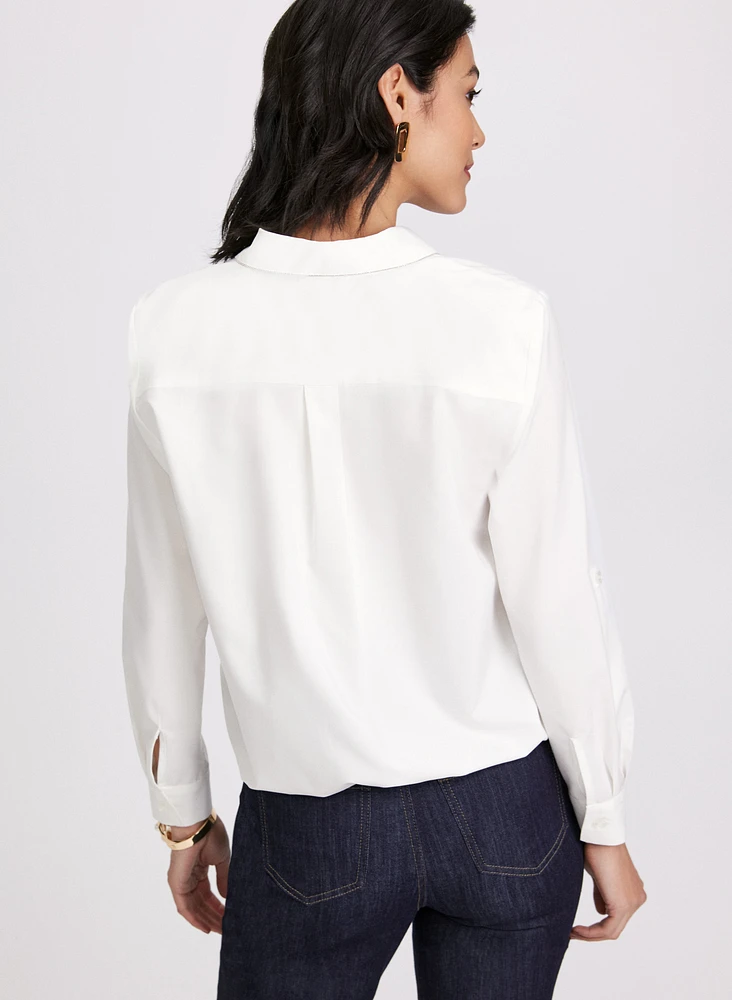 Embellished Collar Blouse