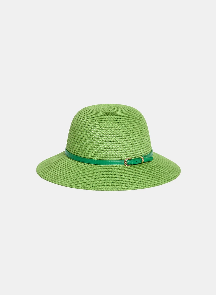 Straw Cloche Hat