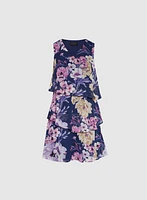 Tiered Floral Dress