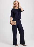 Folded Sleeve Top