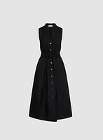 Linen Midi Dress