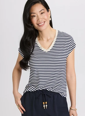 T-shirt à rayures